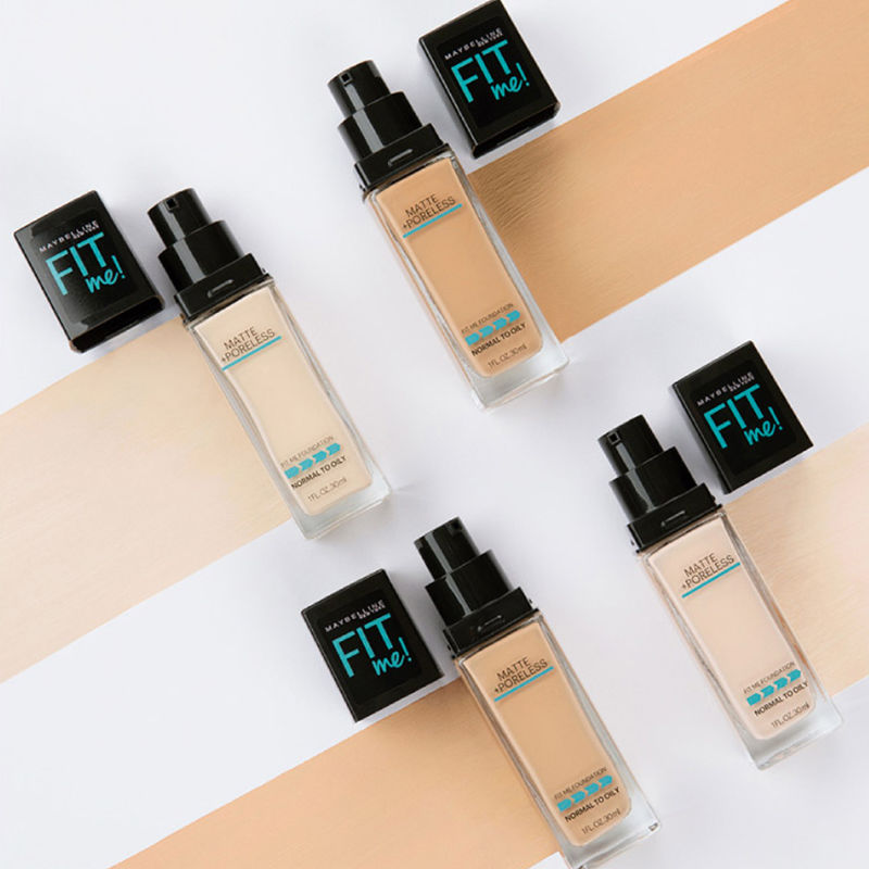 思扬化妆品专营店美宝莲fit me粉底液遮瑕控油保湿持久哑光李佳琦推荐fitme0