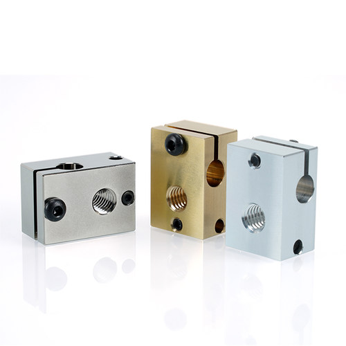 E3D V6挤出头加热块 mk3s voron2.4通用热端挤出头配件 兼容PT100 - 图2