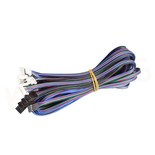 XH2.54端子电机线 杜邦头 3D打印机配件 步进电机链接线4pin-6pin - 图0