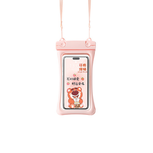 手机防水袋可触屏游泳浮潜漂流装备漂流海边保护密封自封套苹果壳 - 图0