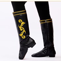 Ethnic Tibetan dance students art and dance shoes Mongolian ethnic Tibetan Vi ethnic dance soft bottom boots male and female horse boots