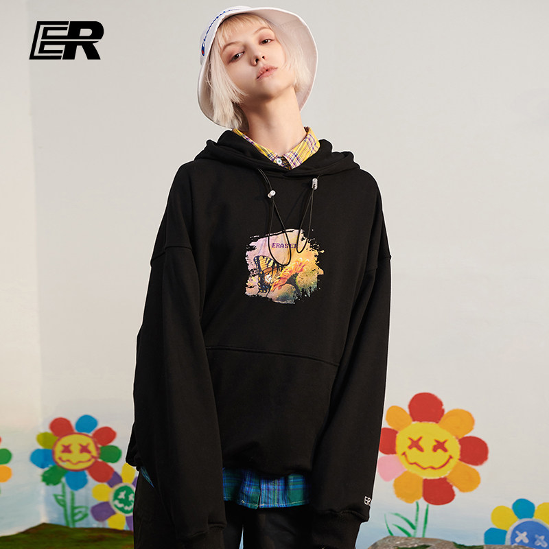 er油画秋季2020新款休闲宽松卫衣 er卫衣
