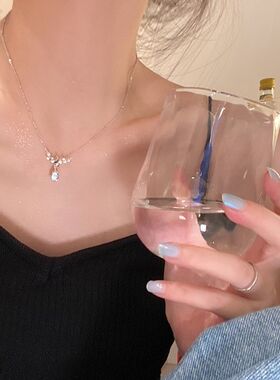 馨荣人鱼泪闺蜜项链女款轻项链