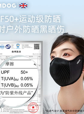 运动骑行防晒口罩防紫外线女公路车户外登山透气冰丝防尘面罩男士