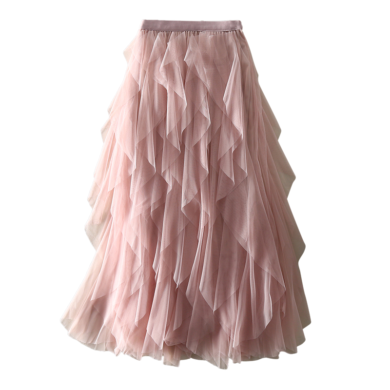 松紧腰女2020新款ins潮流蓬蓬裙 欧瑞彩半身裙