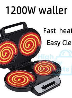 Double-disk English waffle machine Waffle Maker Sandwich110V