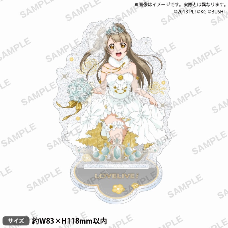 【正版预售】lovelive 缪斯 矢泽妮可 东条希 花嫁主题立牌 - 图1