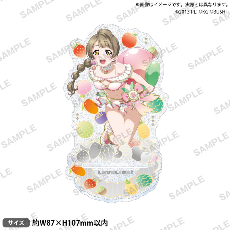 【正版预售】lovelive 缪斯 矢泽妮可 东条希  真姬 水果主题立牌 - 图0