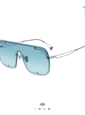 潮流时尚墨镜镶钻一体式镜框温柔