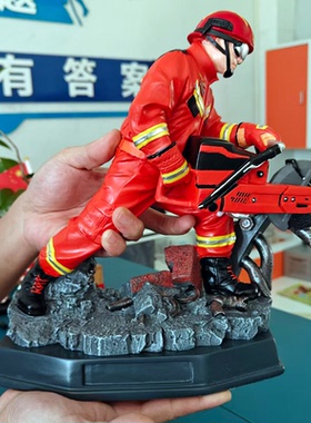 分秒必争雕塑摆件退出转岗纪念