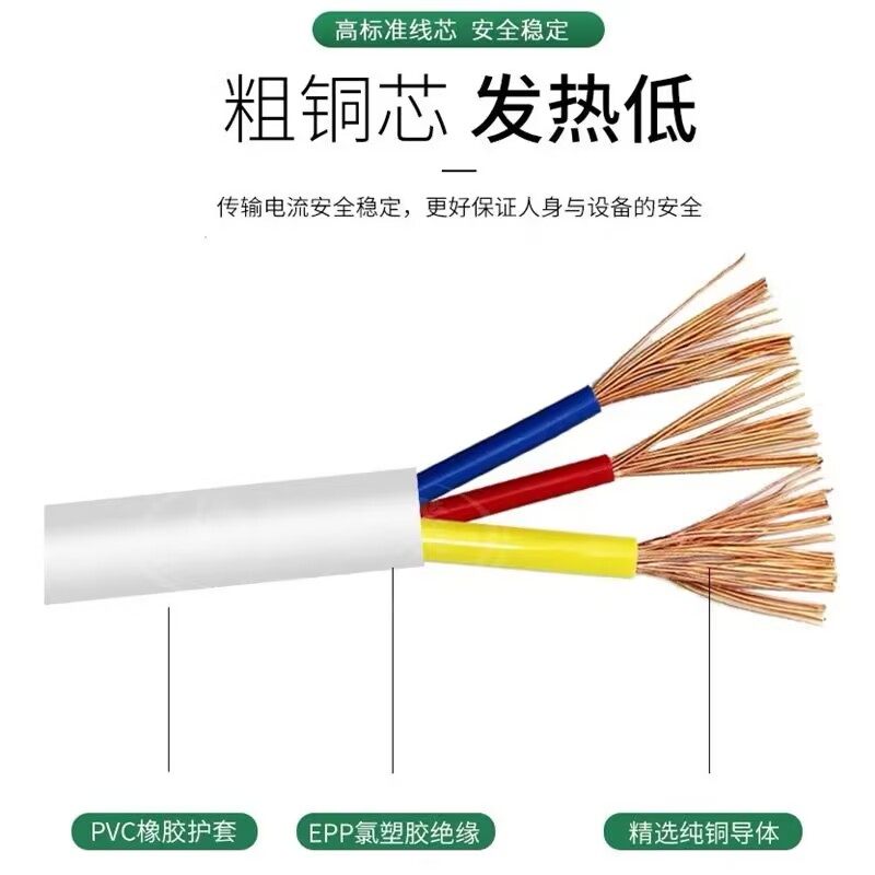 适用乐扣EJK3915WHT EJR615GRN电热饭盒圆形梅花三孔充电源线插头,淘宝优惠券,粉丝福利购,淘宝优惠卷