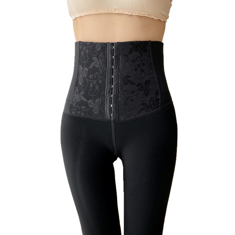 秋冬加绒高腰收腹外穿打底裤 爱美情打底裤