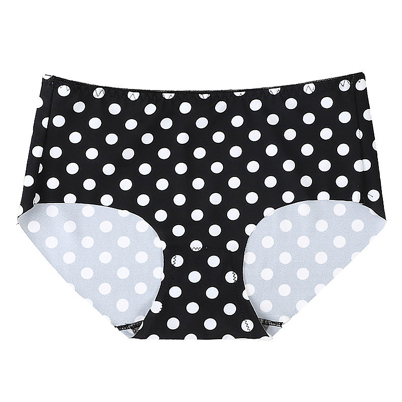 冰丝无痕内裤纯棉裆少女夏季薄款中腰短裤女士低腰印花底裤三角裤,淘宝优惠券,粉丝福利购,淘宝优惠卷