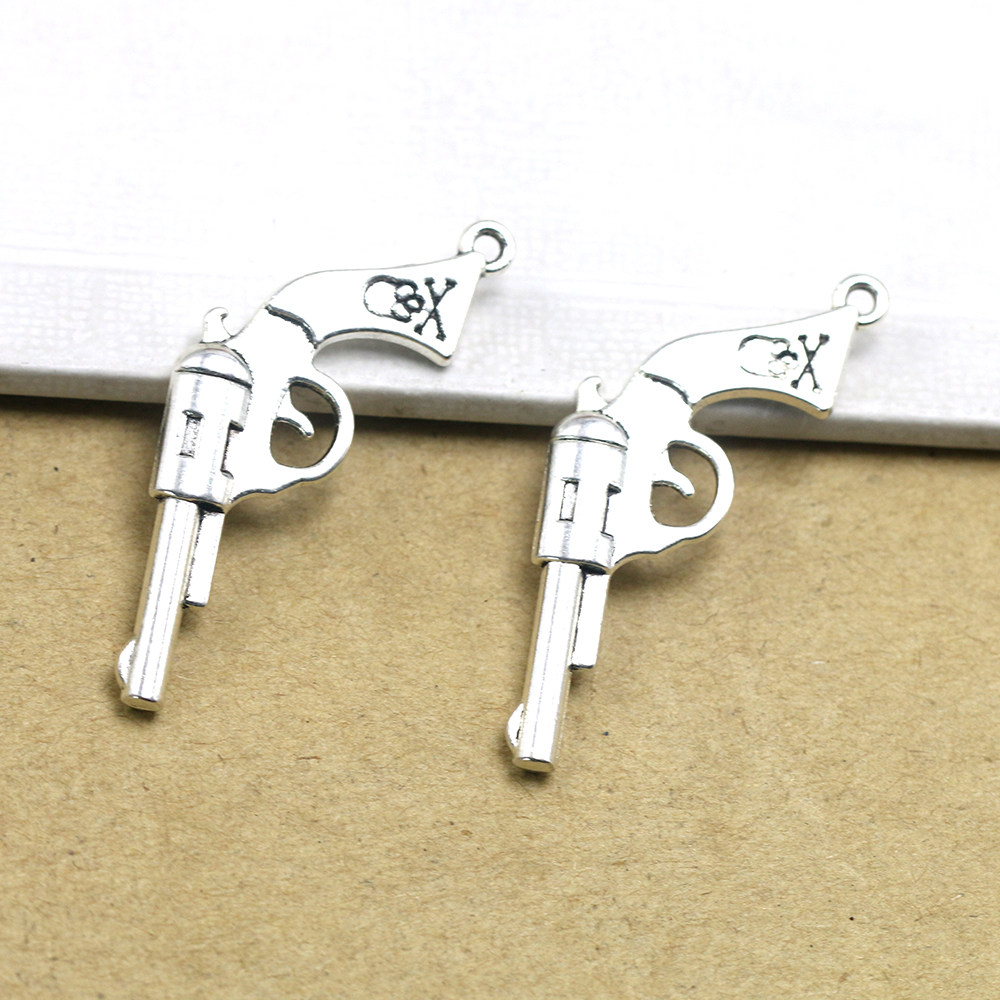 绝地求生饰品绝地求生大型吃鸡游戏 武器模型左轮手枪个性项链吊坠挂件diy直销