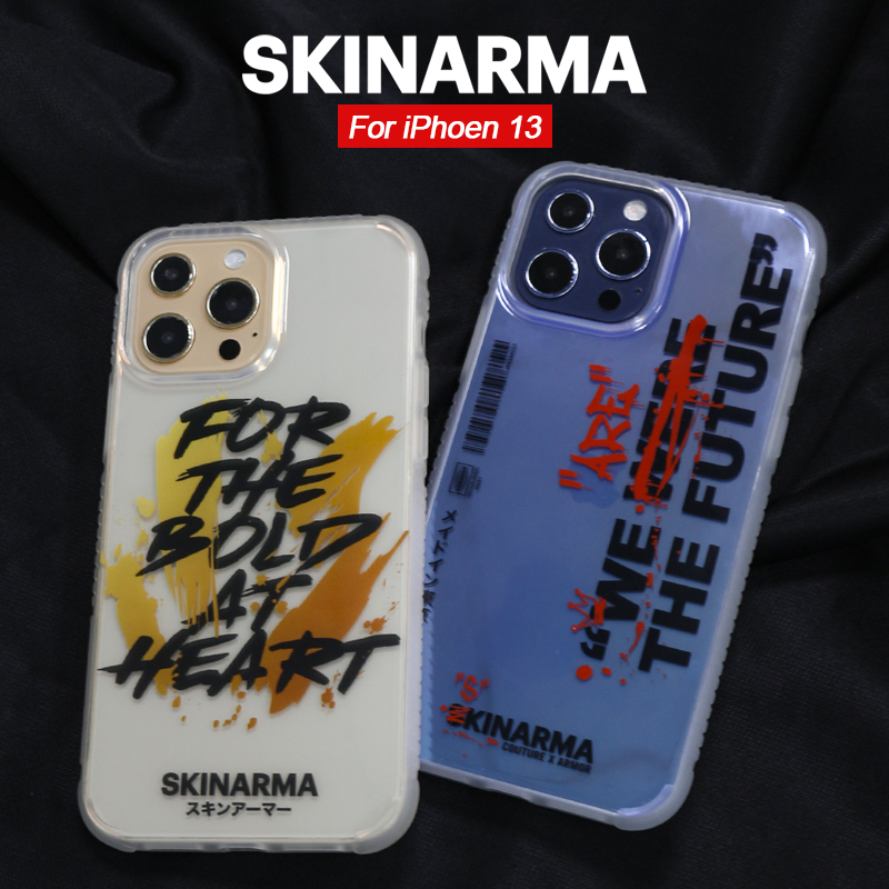 日本Skinarma潮牌手机壳新款适用苹果iPhone13Promax高级透明气囊防摔亮面箭头磨砂渐变magesafe磁吸充电 - 图2