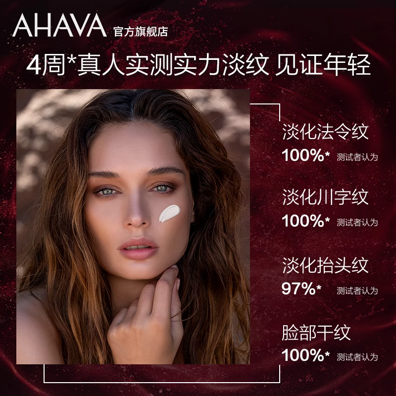 【天猫u先】AHAVA肌源抚纹胜肽抗皱晚霜1ml*5 - 图2