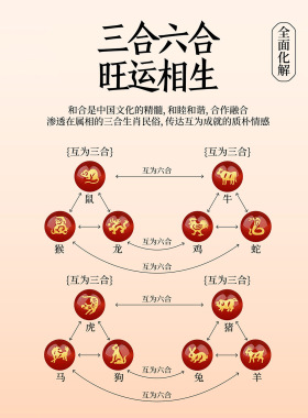 衡山南岳大庙文创生肖三合六合水晶多宝手链2026属马本命年随形