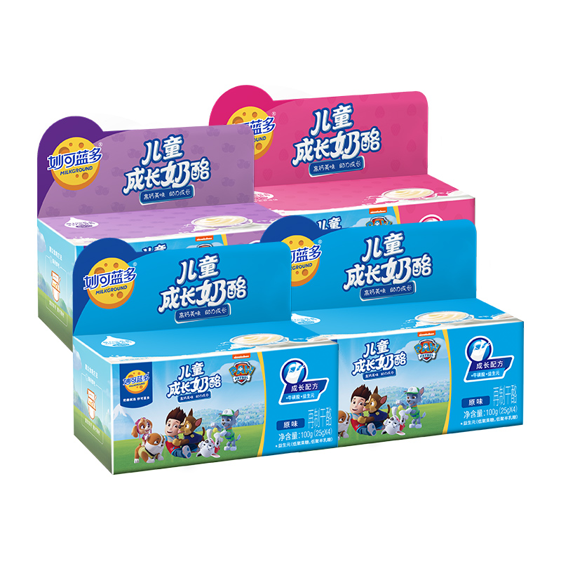 妙可藍多子供成長チーズ子供高カルシウムスナックチーズ8箱入り-3