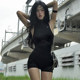Fashion trend ins retro half turtleneck shorts