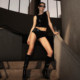 KLIOU is both A and sassy. Designed in a sisterly style, sequined sleeveless vest is fashionable, slimming and versatile, and is a two-piece set of shorts.