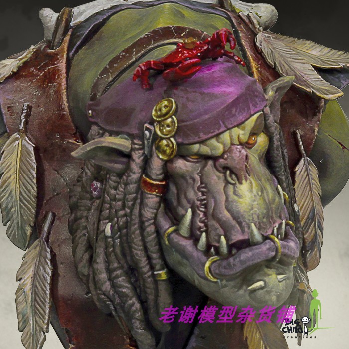 大小孩 Big Child PAPA JAMBO THE MIGHTY SHAMAN BUST - 图0