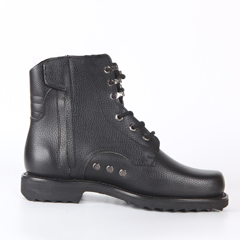 3516真皮春秋飞行靴侧拉链高帮皮靴战术靴马丁靴单靴男靴头层牛皮,淘宝优惠券,粉丝福利购,淘宝优惠卷