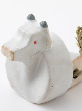 「京都和风」日本制中川政七商店干支新年限定信乐烧龙年置物摆件