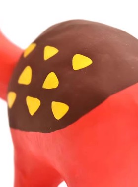 「京都和风」日本中川政七商店 奈良 新乡土玩具摆件 鹿 鞠躬致敬