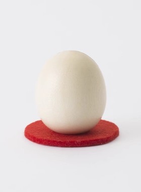 「京都和风」日本中川政七商店卯三郎手工木雕玩偶迷你摆件阿多福