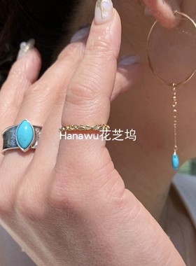 agete羽翼拥抱希望羽毛银尾戒指