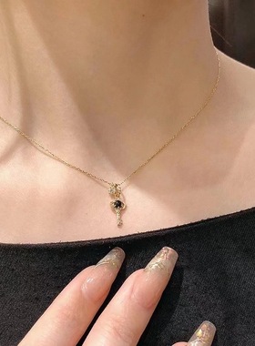 agete女古董钥匙十字架项坠吊坠