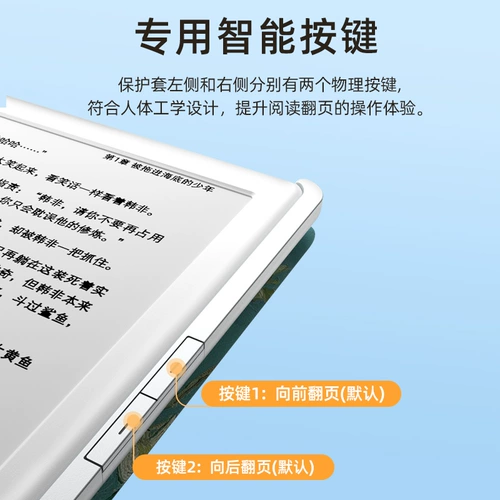 Чтение Ireader Защитное корпус Light2 Молодежное издание C6 Pro Electric Paper Book Case 6 -INCH Оригинальная двойная кнопка с двойной страницей