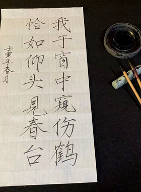 原创瘦金体毛笔字书法作品