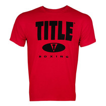 TITLE BOXING AS SEEN ON THE CONDER RETRO BOXING FITNESS CLOTHING COTTON T-SHIRT