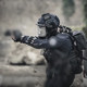 French gign summer special battle helmet camouflage uniform