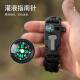 Paracord Bracelet Field Flintstone Multifunctional Compass Tactical Bracelet Outdoor Mountaineering Distress Whistle Survival Equipment