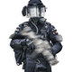 French gign summer special battle helmet camouflage uniform