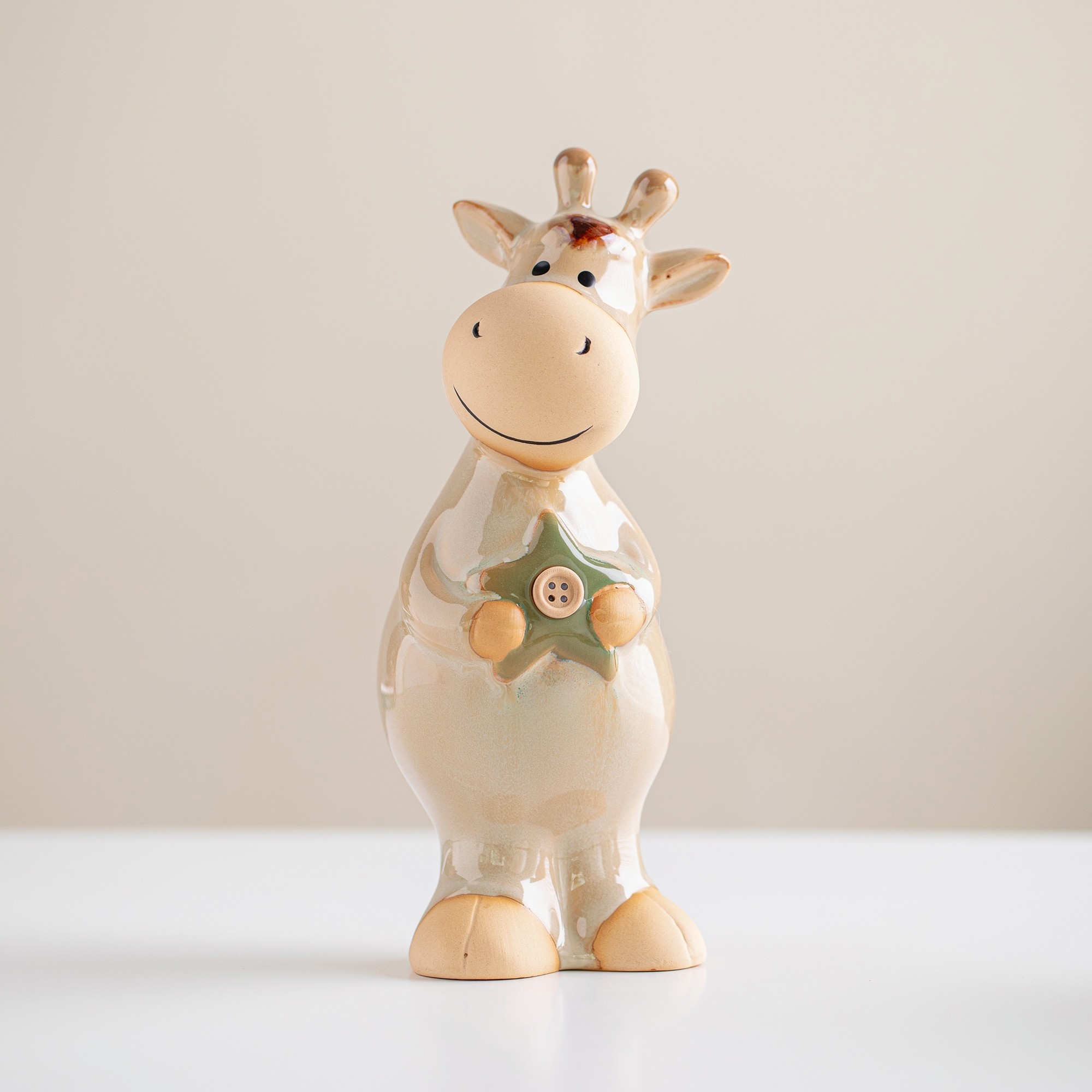 景德镇陶瓷牛气冲天吉祥物摆件家居客厅电视柜装饰办公室桌面摆件,淘宝优惠券,粉丝福利购,淘宝优惠卷