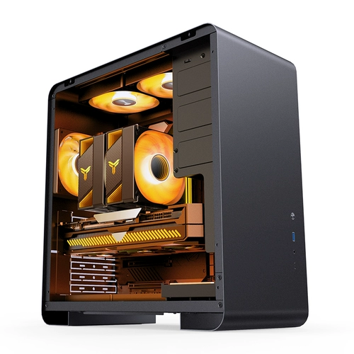 Jonsbo Josbo U4 Pro Plu Computer Case Atx Glass Side Play Game Black and White Messenger Chassis