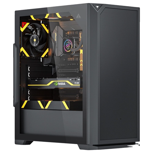 JinheTian Foresee DB01/FM01 Computer Case Backline Retrograde Glass Полное прозрачное и простое совместимое шасси ATX