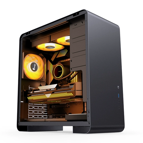 Jonsbo Josbo U4 Pro Plu Computer Case Atx Glass Side Play Game Black and White Messenger Chassis