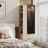 Bedside small wardrobe small apartment home single wardrobe bedroom simple custom wardrobe modern simple storage cabinet