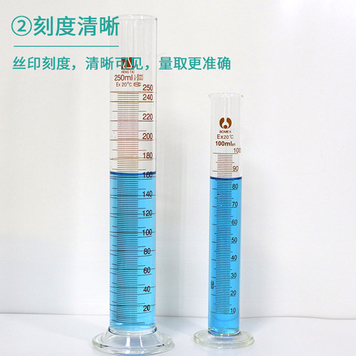 园艺用品玻璃量筒10ml 25ml50ml 100ml 200ml 250ml 500ml 1000ml - 图3