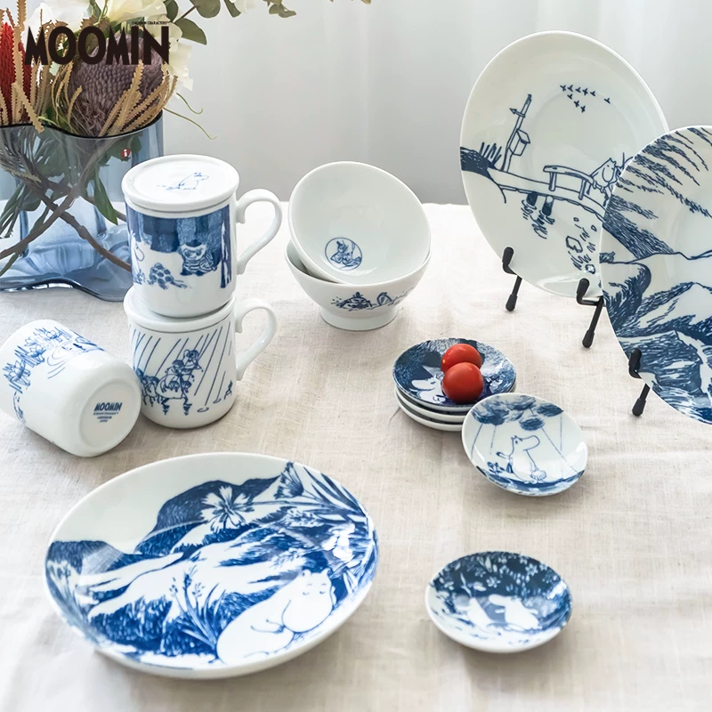 Японский импортированный керамический чашка MOOMIN из магазина Shanjia Cup Cup Dip сладкий десерт фарфоровая чашка японского стиля для чая