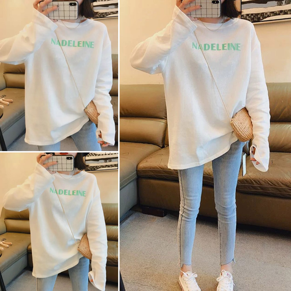 恤女打底衫上衣潮 T 秋季365体育手机在线_365体育投注 点此进入_365体育投注网韩版中长款宽松纯棉白色印花长袖 2019 恤女打底衫上衣潮 T 秋季365体育手机在线_365体育投注 点此进入_365体育投注网韩版中长款宽松纯棉白色印花长袖 2019