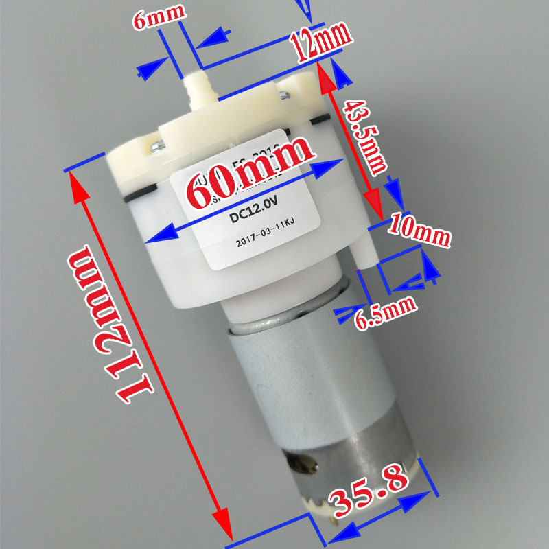 真空泵微型12V 24V 吸气泵 分离机拆屏机气泵 抽气泵 微型气泵