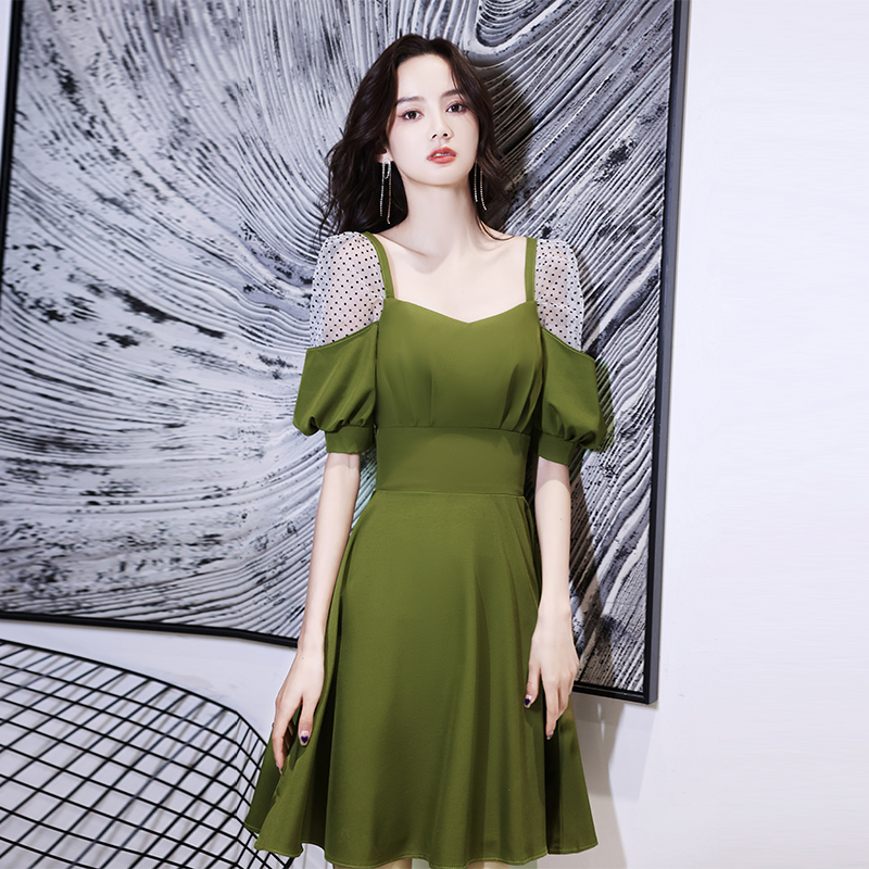 女宴会气质轻奢小众高端高级晚礼服 阿莲莉礼服/晚装