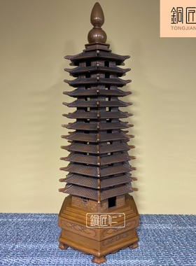 铜匠仁文昌塔摆件中式客厅