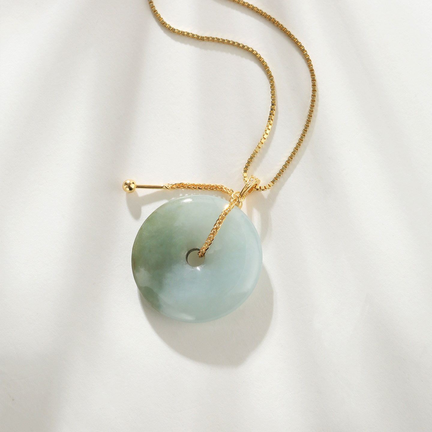 S925纯银平安夹扣镀18K金吊坠扣螺旋针式调节万能链条diy项链配件,淘宝优惠券,粉丝福利购,淘宝优惠卷