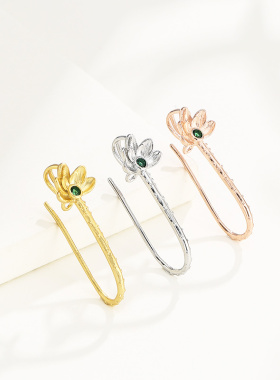 平安扣s925纯银古法金吊